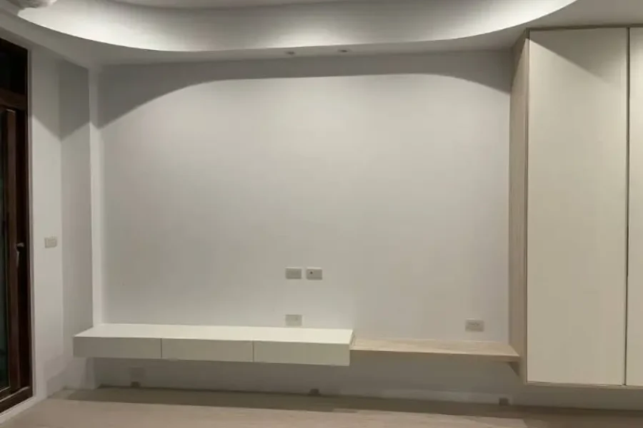 家篆居家系統地板-台南地板-高雄地板-木地板鋪設-客製化地板_works_2607電視牆_4